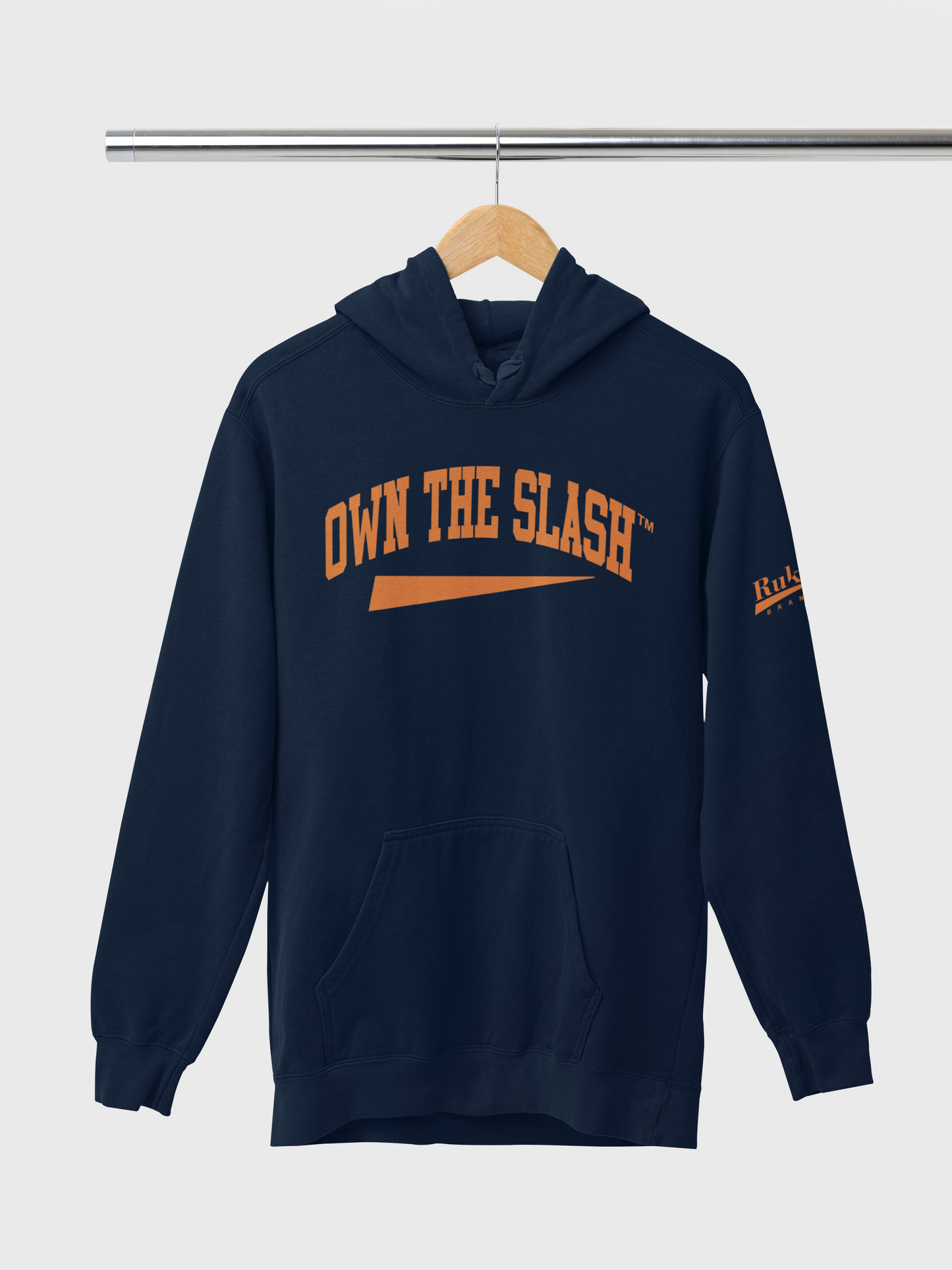 Own the Slash Navy/Orange Hoodie
