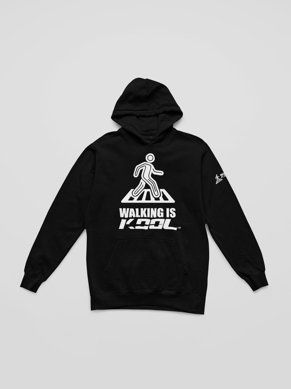 Walking Is Kool Black Hoodie