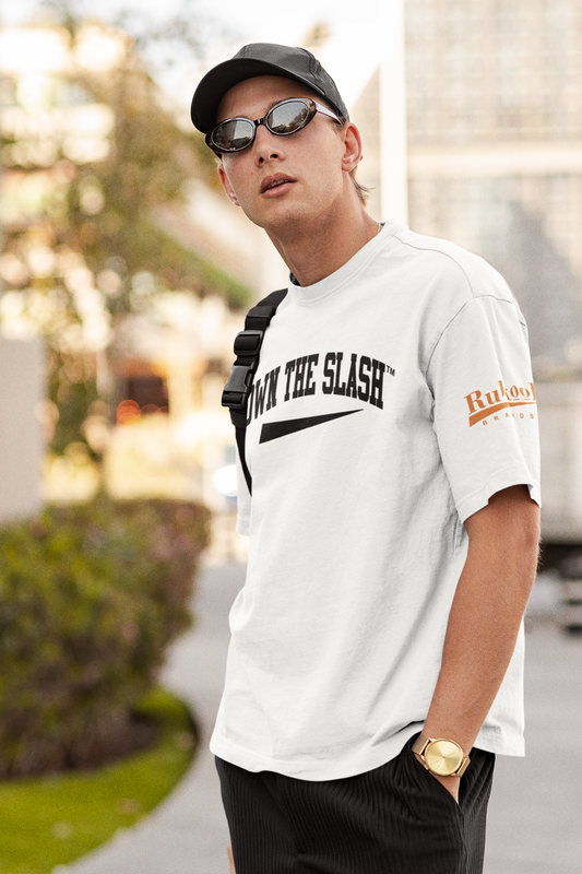 Own the Slash White/Black T-shirt