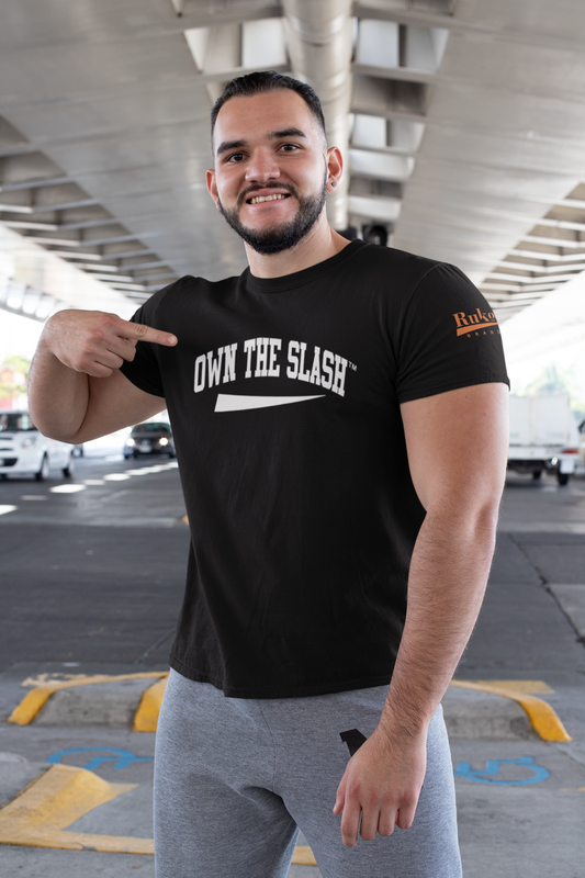 Own the Slash Black/White T-shirt