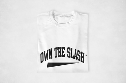 Own the Slash White/Black T-shirt