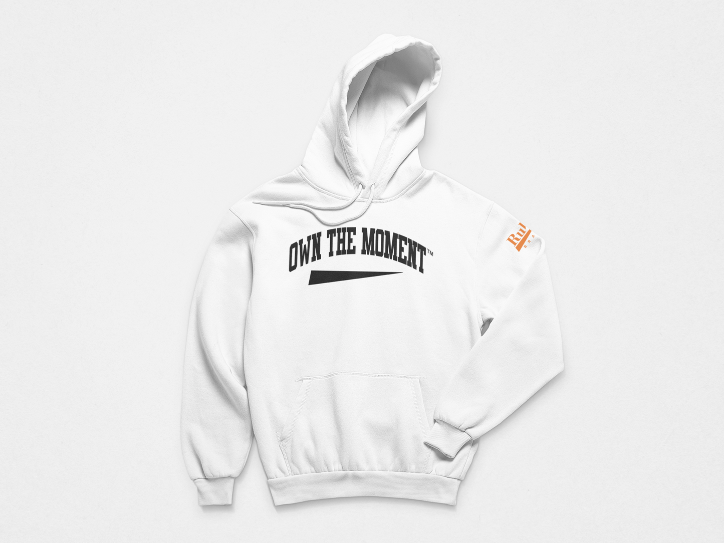 Own the Moment White/Black Hoodie