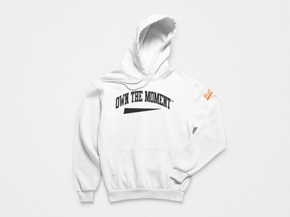 Own the Moment White/Black Hoodie