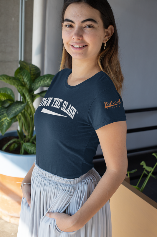 Own the Slash Navy/White T-shirt