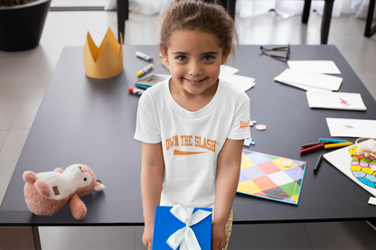 Own the Slash White/Orange T-shirt