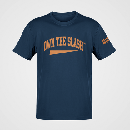 Own the Slash Navy/Orange T-shirt