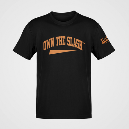 Own the Slash Black/Orange T-shirt