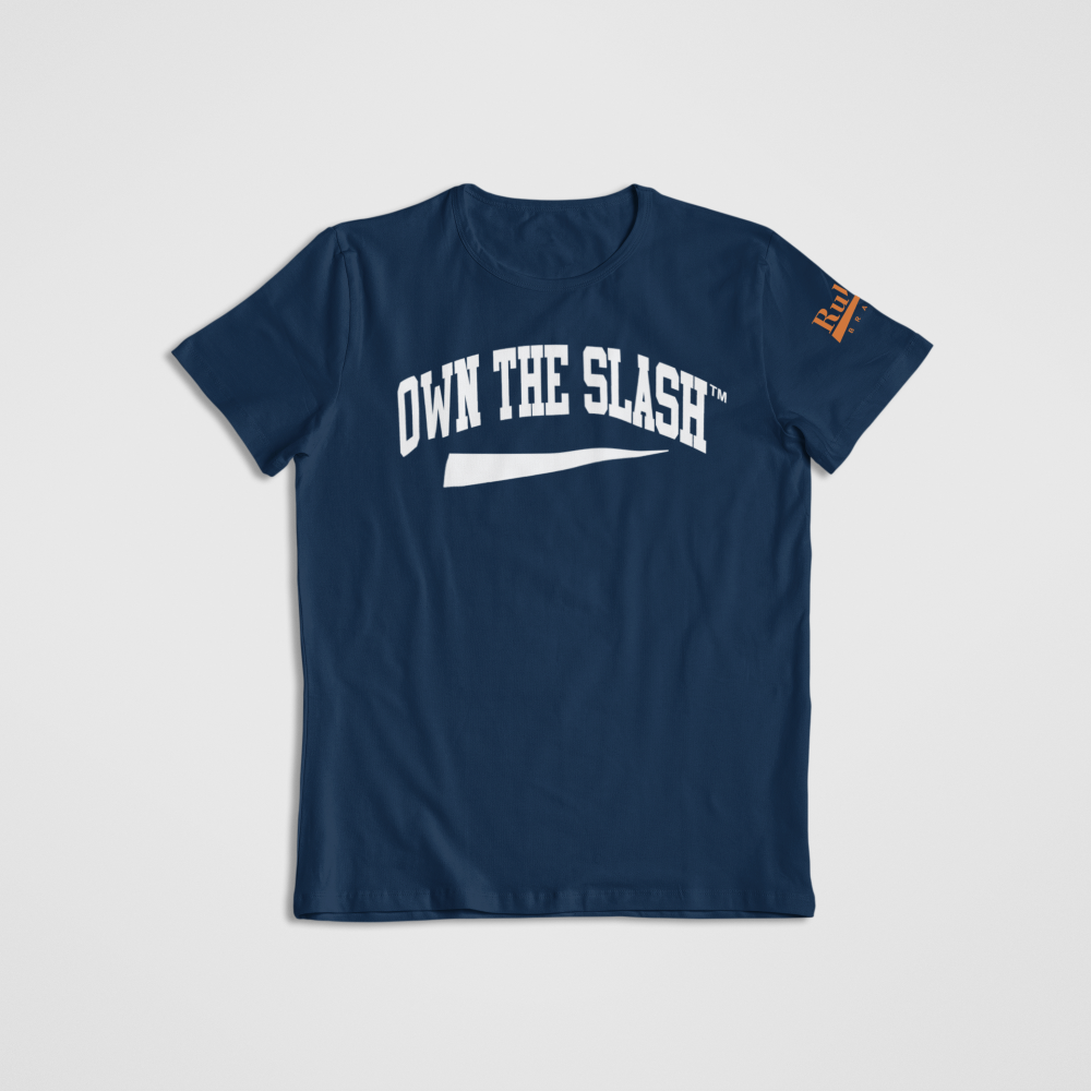 Own the Slash Navy/White T-shirt