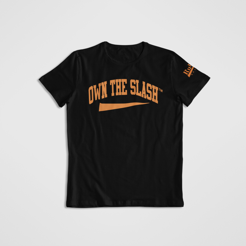 Own the Slash Black/Orange T-shirt