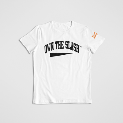 Own the Slash White/Black T-shirt