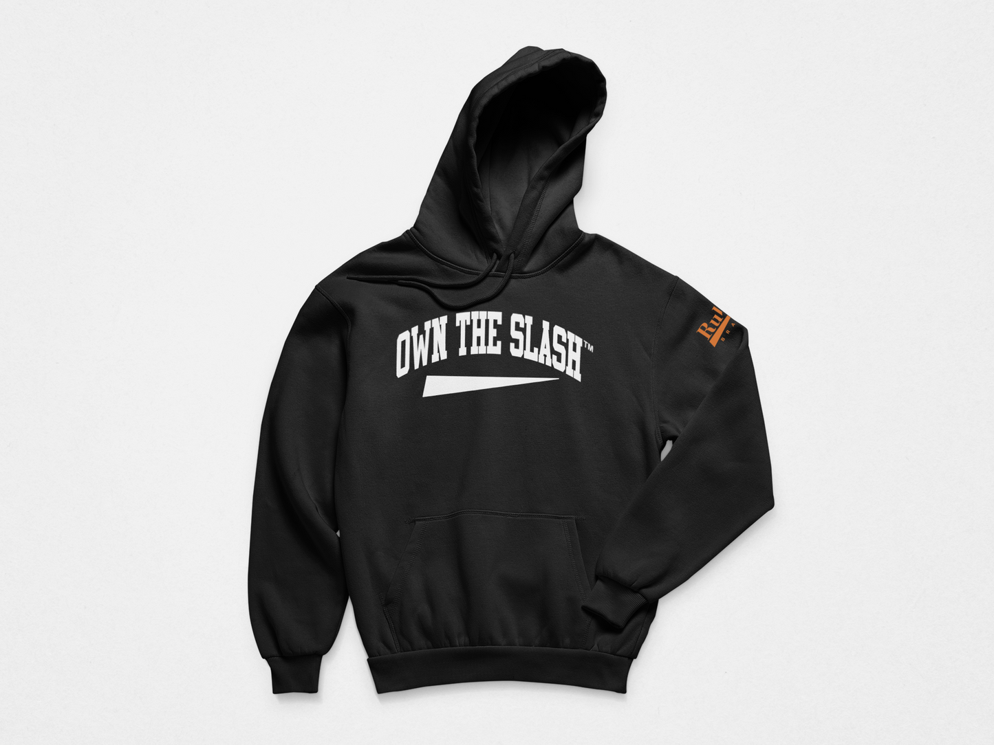 Own the Slash Black/White Hoodie