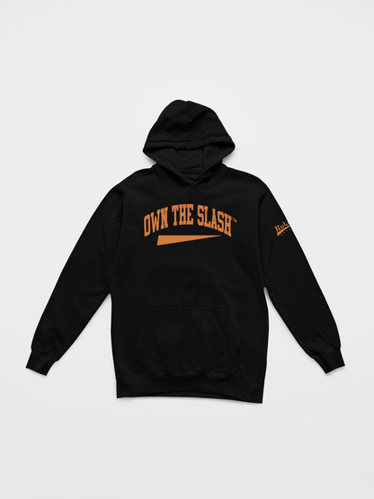 Own the Slash Black/Orange Hoodie
