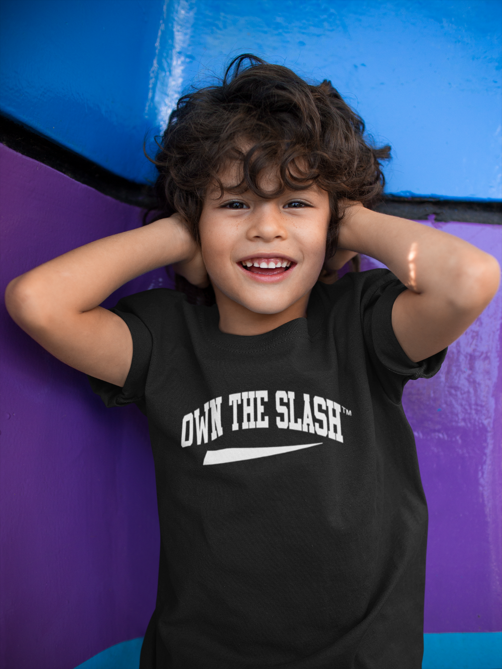 Own the Slash Black/White T-shirt