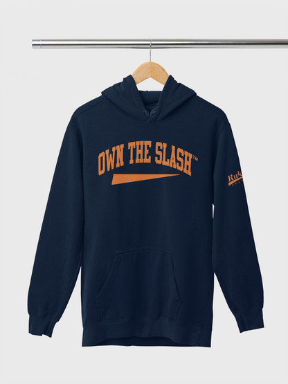 Own the Slash Navy/Orange Hoodie