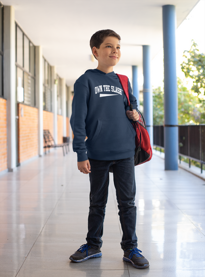 Own the Slash Navy/White Hoodie