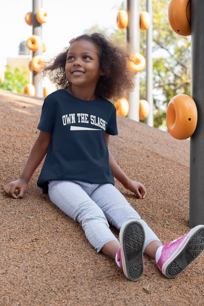 Own the Slash Navy/White T-shirt
