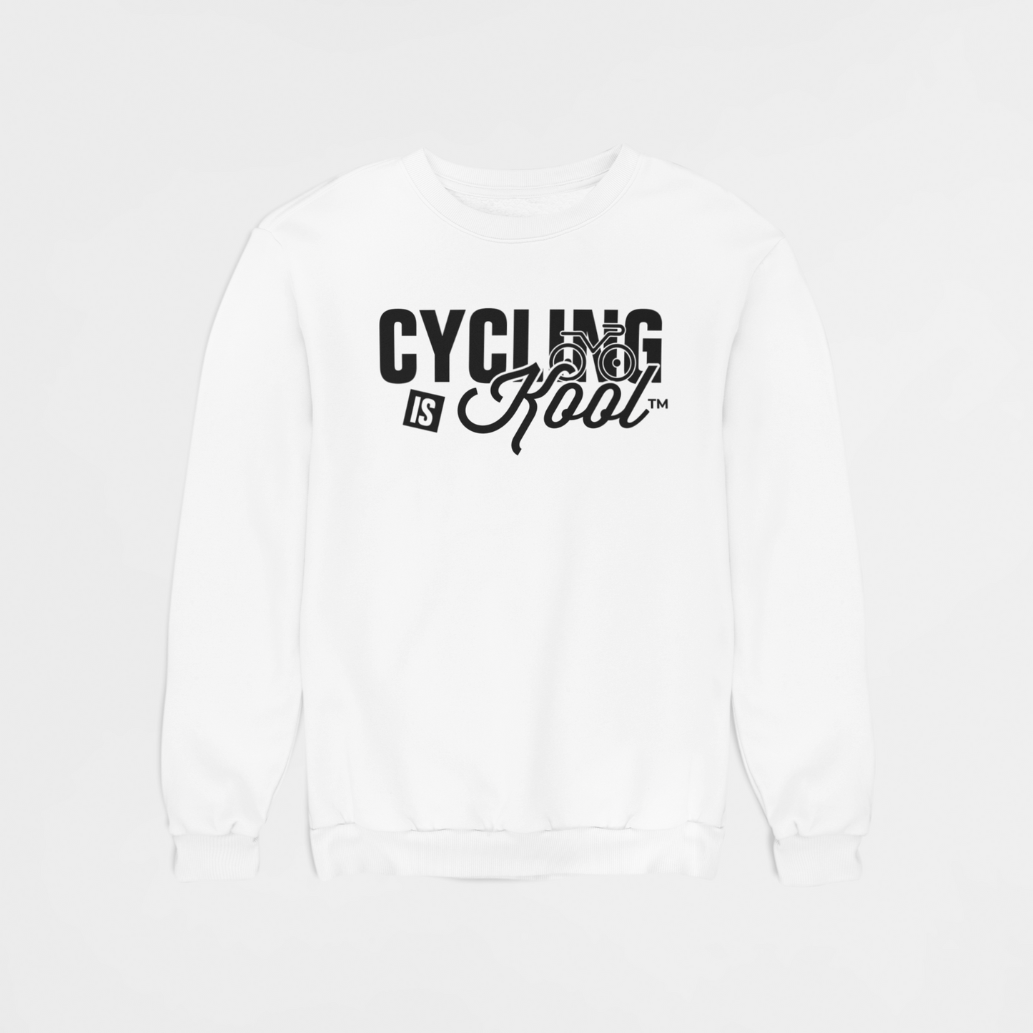 CIK White Crewneck Sweatshirt