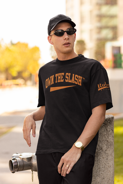 Own the Slash Black/Orange T-shirt