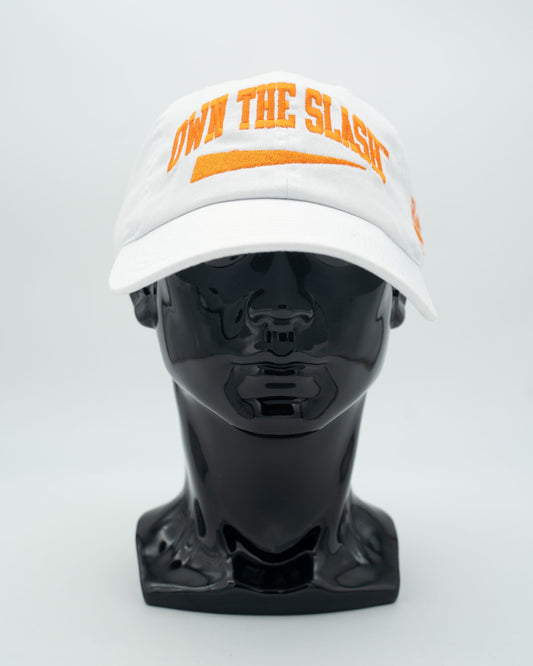 Own The Slash White/Orange Caps
