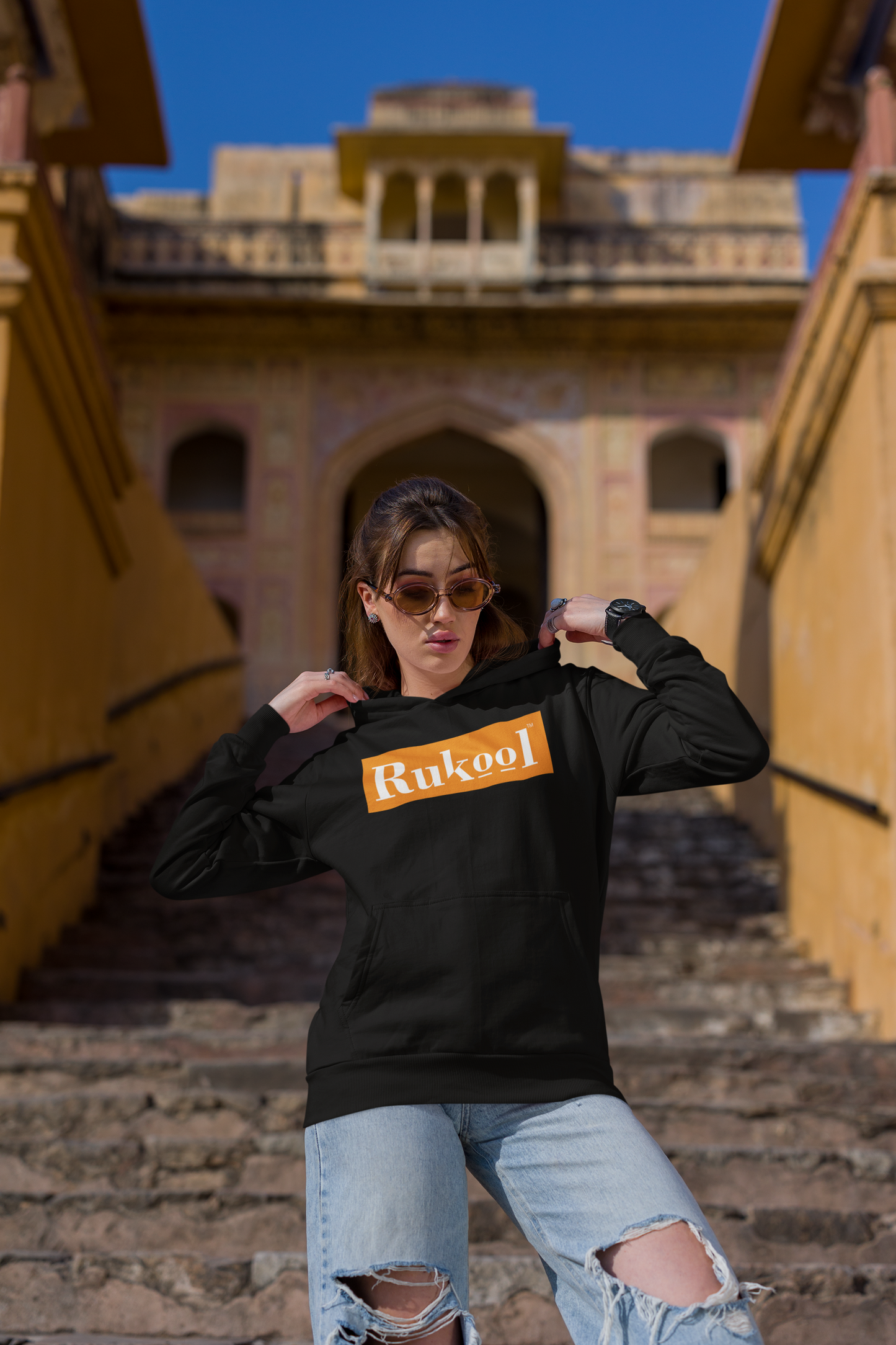 RUKool Black Hoodie