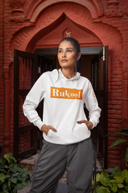 RUKool White Hoodie