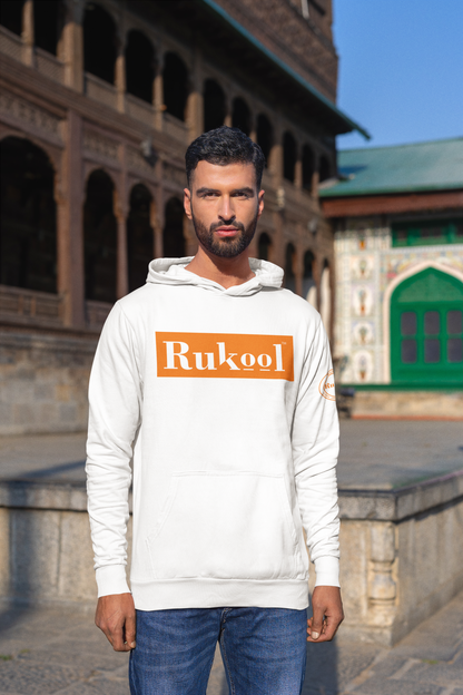 RUKool White Hoodie