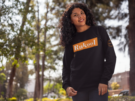 RUKool Black Crewneck Sweatshirt