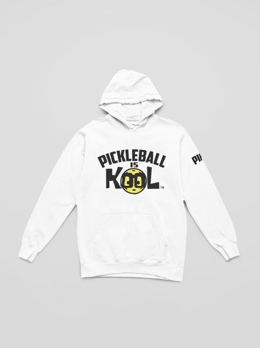 PickleBall is Kool White Hoodie