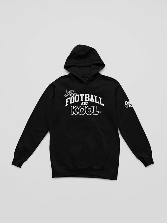 Football is Kool Black Hoodie