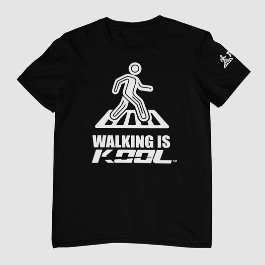 Walking is Kool Black T-Shirt