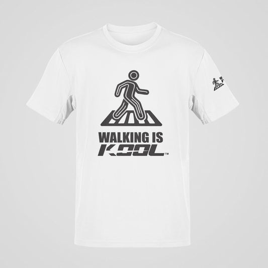Walking is Kool White T-Shirt