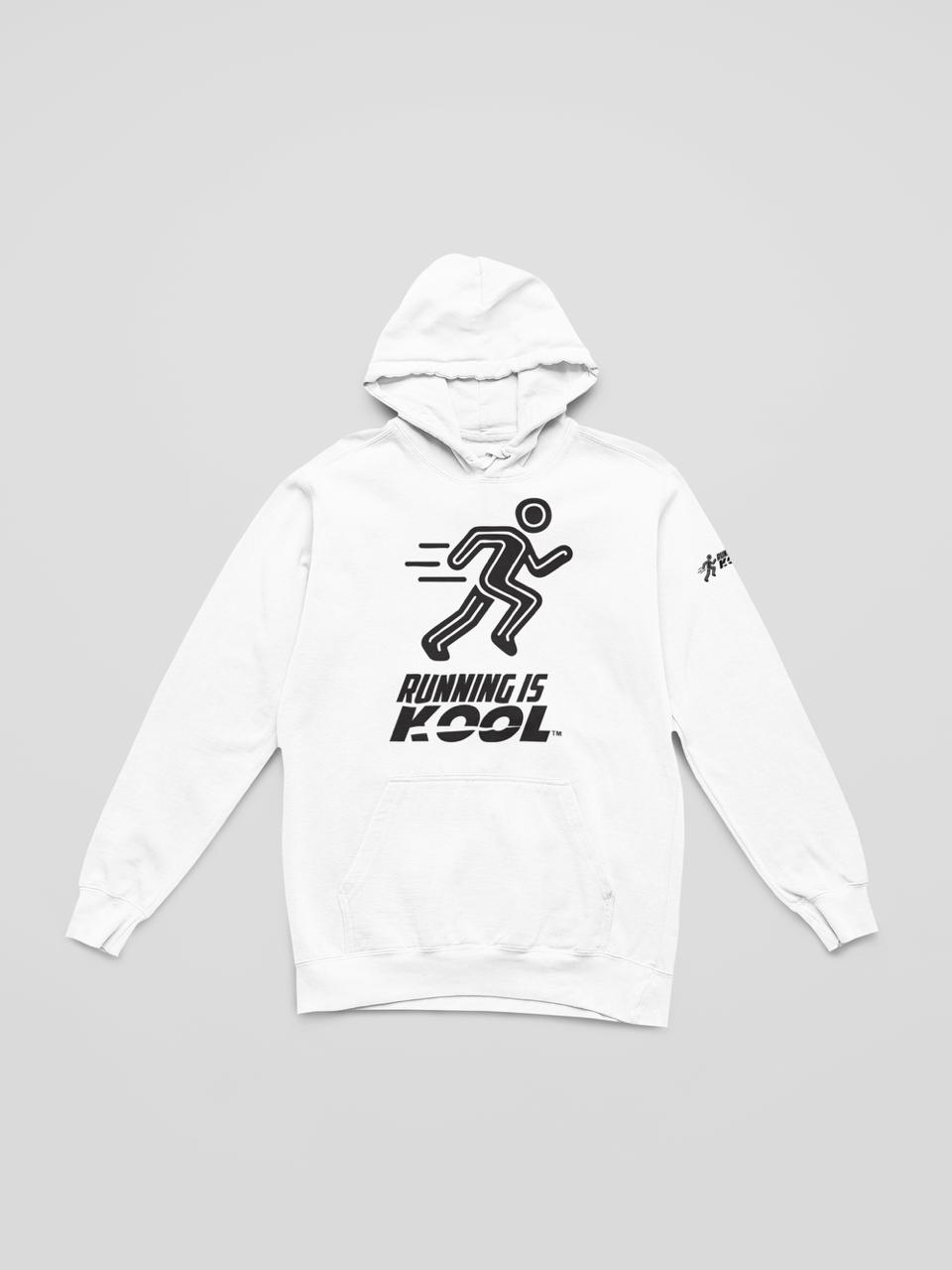 Running is Kool White Hoodie