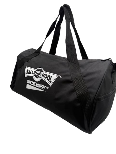 Baseball is Cool Black Gym Bag