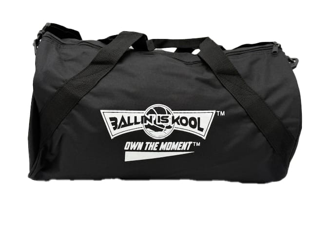 Baseball is Cool Black Gym Bag