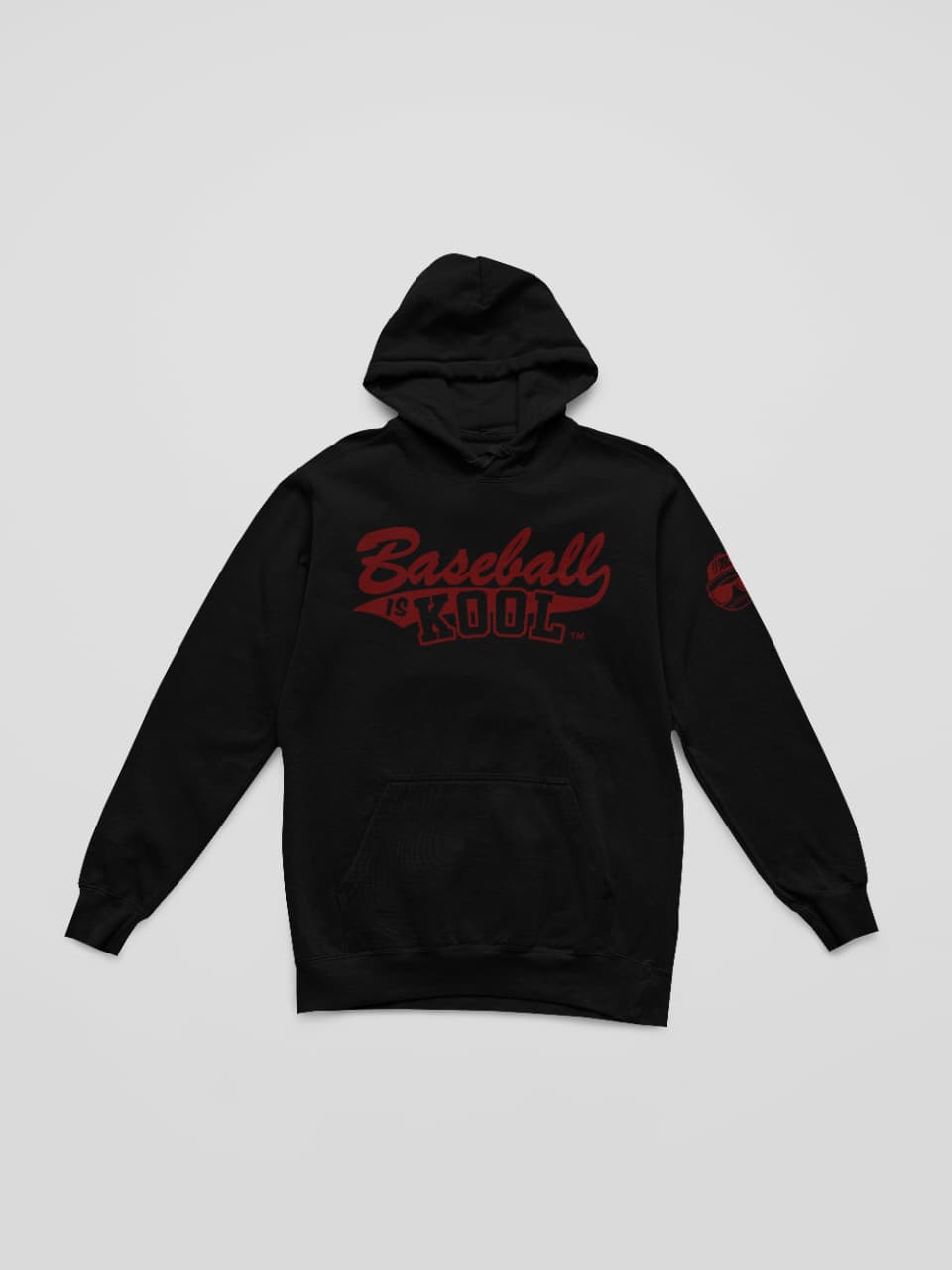 Baseball is Kool Black Hoodie