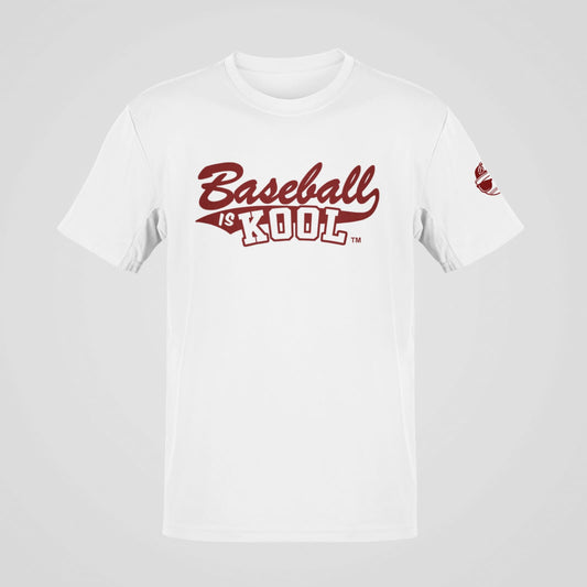 Baseball is Kool White T-Shirt