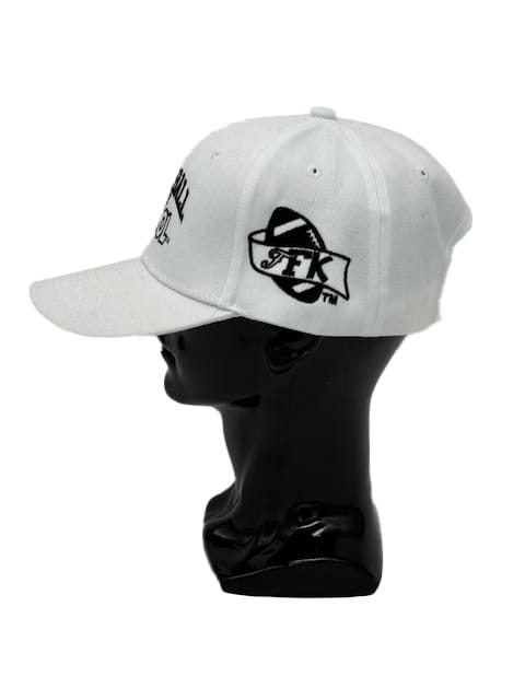 Football is Kool White/Black Cap