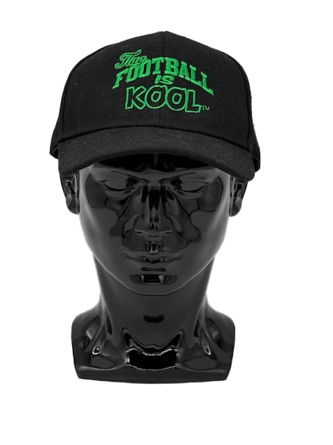 Football is Kool Black/Green Cap