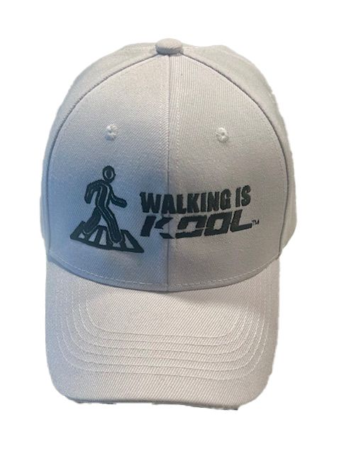 Walking is Kool White Cap