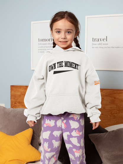 Own the Moment White/Black Hoodie