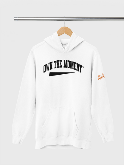 Own the Moment White/Black Hoodie