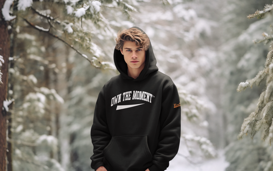 Own the Moment Black/White Hoodie