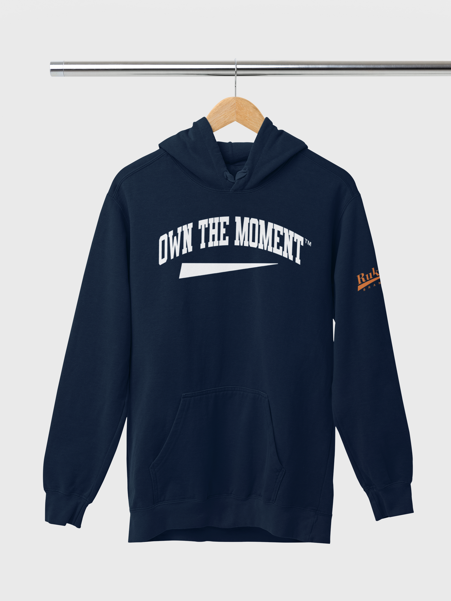 Own the Moment Navy/White Hoodie