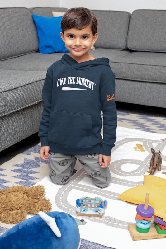 Own the Moment Navy/White Hoodie