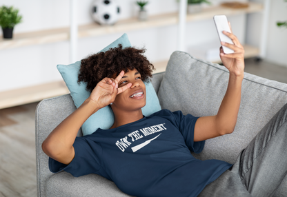 Own the Moment Navy/White  T-Shirt