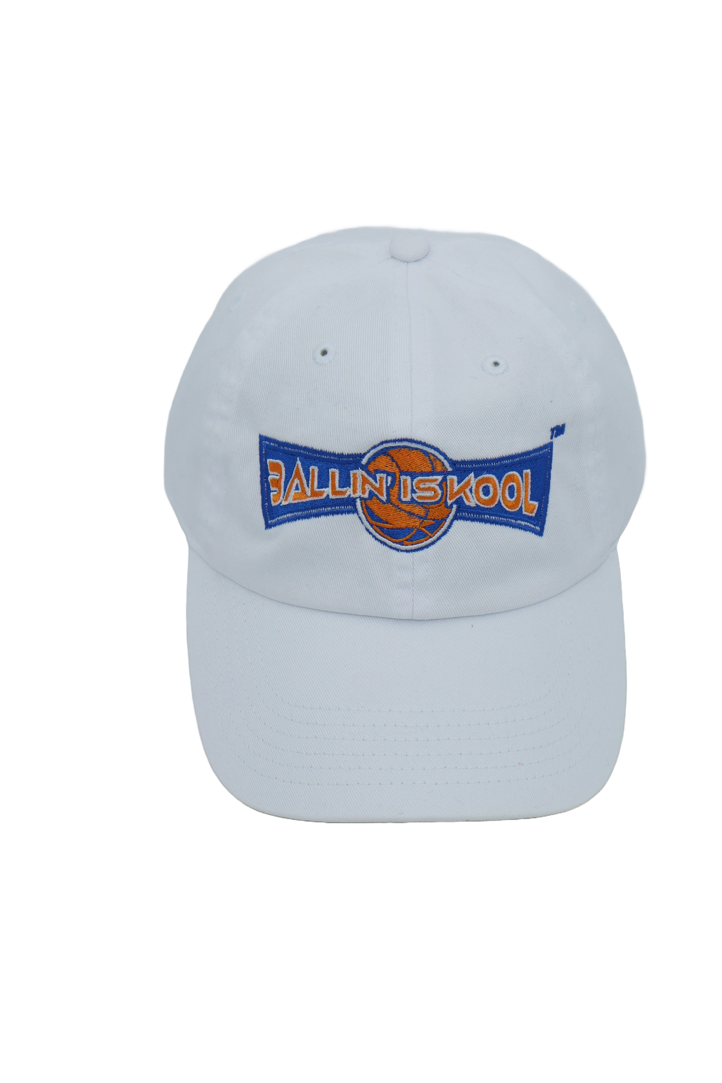 BIK Royal White Embroidered Caps